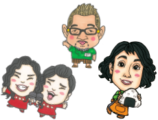 似顔絵イラストの例